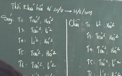 Choáng với lịch học khi mới vào năm học, hội sợ Toán Lý Hóa nhìn vào đảm bảo sẽ nổi cả gai ốc