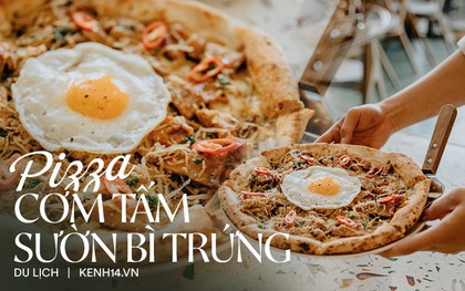 Lấy hết can đảm ăn một miếng pizza cơm tấm sườn bì trứng đang "hot" rần rần của Pizza 4P's: Tưởng không ngon ai ngờ ngon không tưởng!