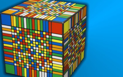 Xem máy tính xoay Rubik khổng lồ hoa cả mắt: 6 tỷ ô màu, cao ngang tòa Burj Khalifa, tốn 2706 tiếng để giải