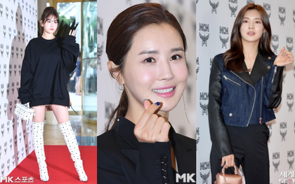 Nữ thần lai nhà YG đầy sang chảnh, Lee Da Hae mặt cứng đờ bên bạn gái Lee Kwang Soo và dàn sao xứ Hàn tại sự kiện