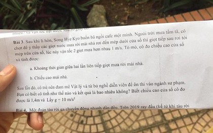 Đề kiểm tra về Song Hye Kyo gây bão: "Buồn bã ngồi cafe một mình", phải công nhận giáo viên thời nay bắt trend cực nhanh!