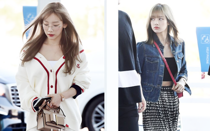 Màn đọ sắc cực hiếm của 2 "thánh eo thon" Lisa và Taeyeon tại sân bay: Idol hot nhất Gen3 liệu có vượt mặt đàn chị?