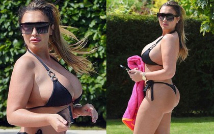 "Kim Kardashian nước Anh" gây sốc với vòng 1 cực đại, thân hình ngồn ngộn đến bản gốc cũng xin chào thua