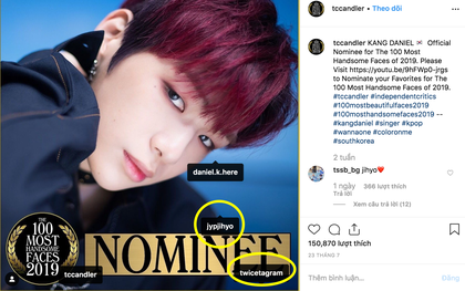 Tranh thủ như TCCandler: Kang Daniel và Jihyo hẹn hò, tag ngay instagram của đối phương vào ảnh đề cử