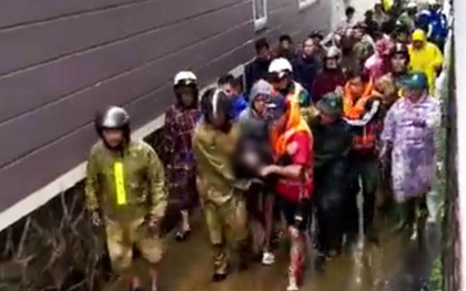 Lâm Đồng: Xót xa một công an viên đi cứu hộ bị nước lũ cuốn trôi