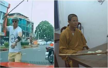 Thầy chùa đập vỡ kính ô tô vì không cho vượt được đưa đi điều trị tâm thần