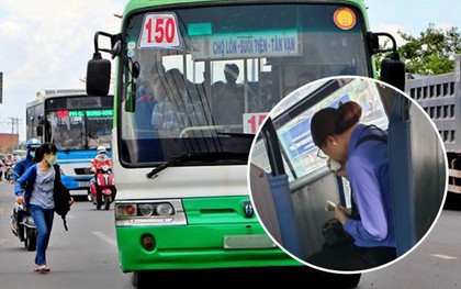 Nữ phụ xe buýt ở Sài Gòn được trở lại làm việc nhưng vẫn bị phạt do để hành khách "quên" mua vé