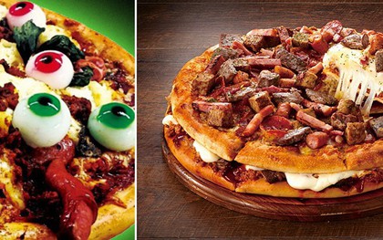 Học bà Tân, người Nhật cũng làm pizza "siêu to khổng lồ" mang tên "núi thịt" bởi có tới 18 loại thịt khác nhau