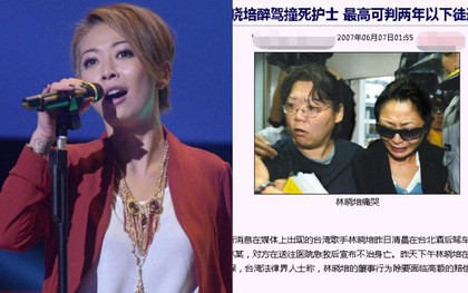 Thân bại danh liệt vì lái xe đâm chết người, nữ ca sĩ Đài Loan trầy trật quay lại showbiz với catse chưa đến 300 ngàn
