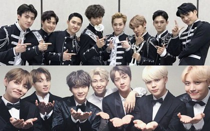 Mỗi mùa lễ trao giải về, fandom của EXO và BTS lại đại chiến giành suất diễn cuối cho idol nhà mình