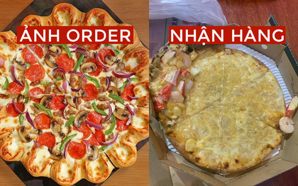 Vì mải đu đưa, anh shipper “remix” pizza thành phiên bản “khoả thân”, cô nàng nhận bánh mà không biết nên khóc hay cười