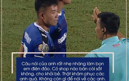 Cầu thủ U23 Việt Nam đề nghị mua còi sắt cho trọng tài V.League sau tình huống bẻ còi hy hữu