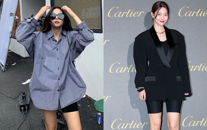 Sao Hàn diện hot trend quần short bó chịt “hiểm hóc”: Jennie, Hyuna vẫn xuất sắc; Seulgi, Shin Min Ah lại lot top nguy hiểm