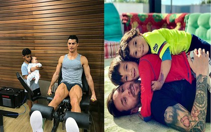 Khám phá cách dạy con của Ronaldo và Messi: Người khổ luyện con thành ngôi sao, kẻ lại cho con sống theo bản năng