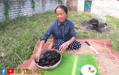 Bà Tân lần đầu tiên phải ăn một mình vì làm món khổng lồ nhưng thất bại, nướng gà úp xoong nhưng mở ra thì hoá... thiên nga đen thui