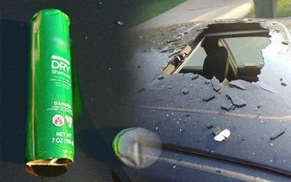 Chai dầu gội khô bất ngờ phát nổ tung nóc xe ô tô và hiểm họa từ những vật dụng tưởng không nguy hiểm ai cũng cần lưu tâm