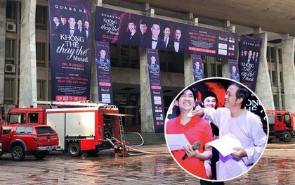 Liveshow của Quang Hà cùng Hoài Linh phải dời địa điểm sau cháy lớn ở Cung văn hoá hữu nghị Việt Xô