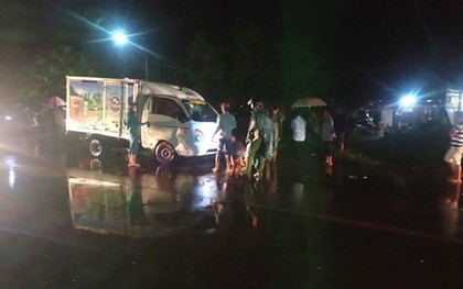 Ô tô tải tông trực diện xe máy tại Bình Phước, 2 dì cháu chết thảm