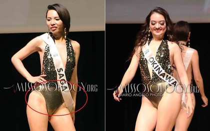 Hoa hậu Siêu quốc gia Nhật Bản: Ngao ngán chuyện nhan sắc đã đành, đến trình diễn bikini còn lộ cả đồ lót