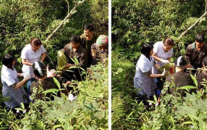 Chuyện hy hữu ngày 26 Tết ở Hà Giang: Bác sỹ đỡ đẻ cho thai phụ dưới khe núi sâu 10m