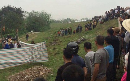 Hưng Yên: Phát hiện thi thể nam thanh niên nằm sấp cạnh xe máy trên bờ đê