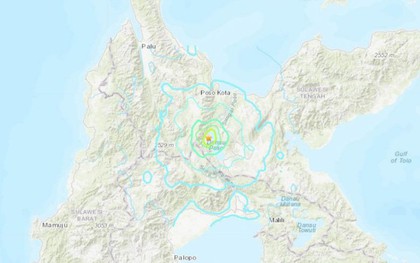 Động đất 5,4 độ làm ​rung chuyển đảo Sulawesi của Indonesia