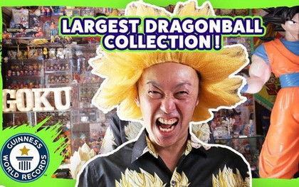 Fan ruột của bộ truyện tranh Dragon Ball phá kỷ lục thế giới với bộ sưu tập hơn 10 ngàn vật phẩm, chủ yếu là Goku