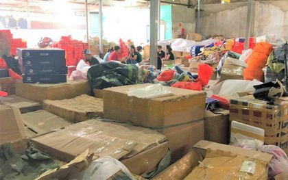 Phát hiện kho hàng chứa toàn túi hàng hiệu không nguồn gốc xuất xứ ở Hải Phòng