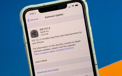 Apple lại tung ra tiếp iOS 13.1.2, update "tằng tằng" để sửa lỗi khó chịu của bản gốc