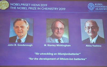 Nobel Hóa học 2019 vinh danh "bước tiến lớn của nhân loại"