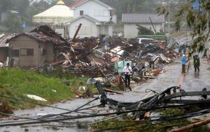 Bão Hagibis càn quét Bắc Nhật Bản sau khi làm “tê liệt” Tokyo