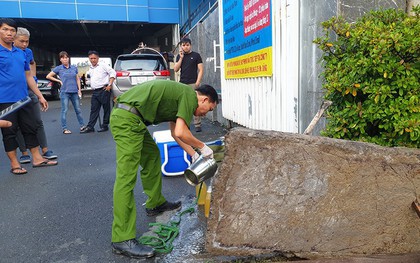 Bộ Công an bắt quả tang một công ty ở TP.HCM xả thải ra sông