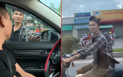 Nhân vật trong clip "chặn ô tô xin đểu" ở Tân Bình lên tiếng