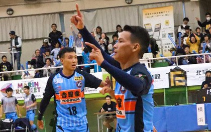 Minh Trí, Thái Huy “chào sân” ấn tượng trong màu áo Y.S.C.C. Yokohama tại F-League 2