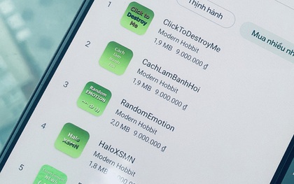 Ứng dụng rác "hét giá" tận 9 triệu đồng tràn ngập Play Store Việt Nam, chủ nhân thu lời hàng trăm triệu?