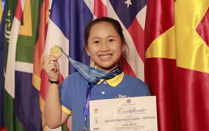 Nữ sinh giành huy chương Vàng Olympic Khoa học quốc tế biết đọc từ năm 3 tuổi