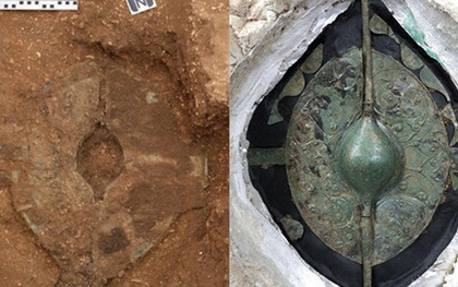 Phát hiện mộ cổ 2000 năm tuổi chứa hài cốt chiến binh thời Đồ Sắt, bên trong chứa tấm khiên có giá trị đến không ngờ