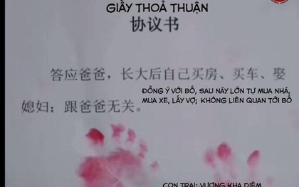 Vừa chào đời đã bị bố "lừa" điểm chỉ vào bản thỏa thuận tự mua nhà, cậu bé nhận ngay bài học vỡ lòng về sự tự lập