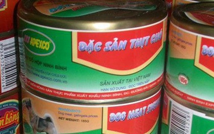 Thịt chó đóng hộp sản xuất tại Ninh Bình: Thông tin bất ngờ