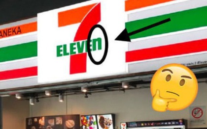 Tại sao logo của thương hiệu lớn như 7-Eleven lại có "lỗi đánh máy" cơ bản như thế này?