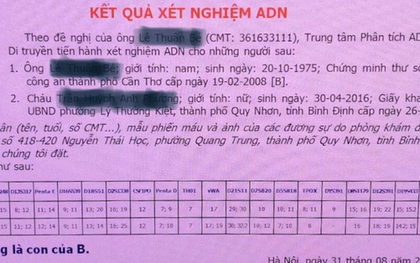 Nghi kết quả xét nghiệm ADN giả, nguyên phó giám đốc sở kiện ra tòa xác định cha con