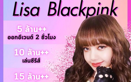 Choáng váng bảng giá cát xê "trên trời" của Lisa (BLACKPINK): 3,8 tỷ cho 2 tiếng sự kiện, còn đóng phim, quảng cáo?