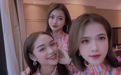 Hình ảnh đời thường của 2 girl xinh theo bạn gái tin đồn Quang Hải cổ vũ trận U23 Việt Nam gặp Triều Tiên