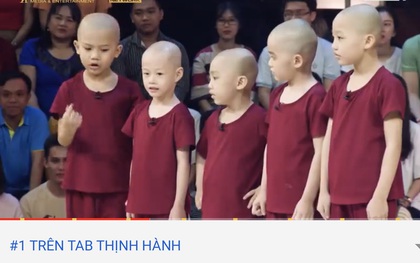 Clip 5 chú tiểu thi "Thách thức danh hài" soán ngôi top 1 Trending YouTube của "bố già" Trấn Thành chưa đầy 1 ngày lên sóng