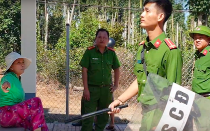 Bị mời lên làm việc vì nghi ăn trộm mai Tết, nam thanh niên chém công an thủng bụng