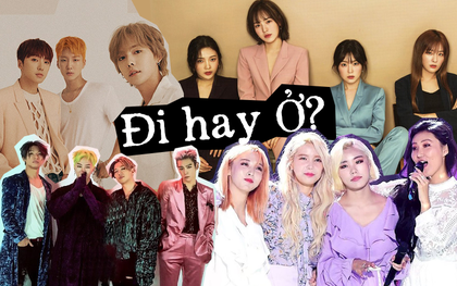 Đi hay ở khi hợp đồng kết thúc: đây là điều mà BIGBANG, WINNER, Red Velvet, MAMAMOO cùng loạt nhóm nhạc Kpop sắp phải đối mặt!