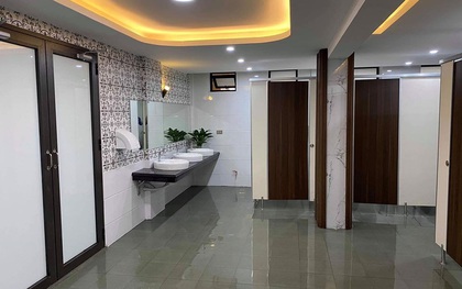 Pha "lì xì" chất nhất năm mới: Nhà trường xây hẳn khu WC sang chảnh như resort, bảo sao học trò cứ thi nhau xin đi vệ sinh dài!