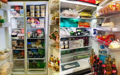 "Khoe tủ lạnh ngày Tết nhà chúng mày đi nào": chỉ chờ có thế là hàng trăm chiếc tủ lạnh chật cứng được show ra!