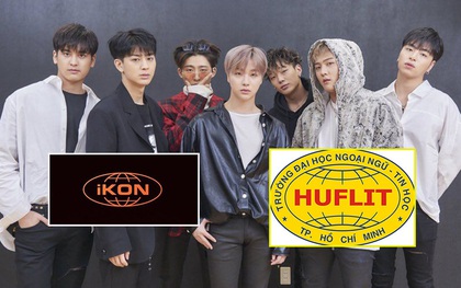 Logo trong album mới của iKON giống 90% logo của trường Đại học HUFLIT TP. HCM, fan thắc mắc YG tuyển designer xuất thân từ Việt Nam hay gì?