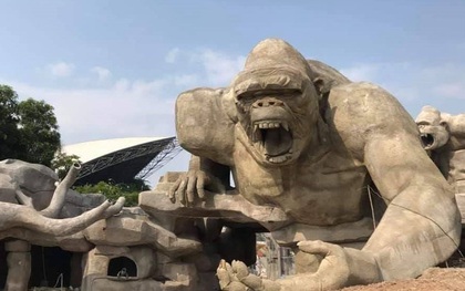 "Lót dép hóng" công viên King Kong - khủng long "siêu to khổng lồ" sắp khai trương tại Hạ Long